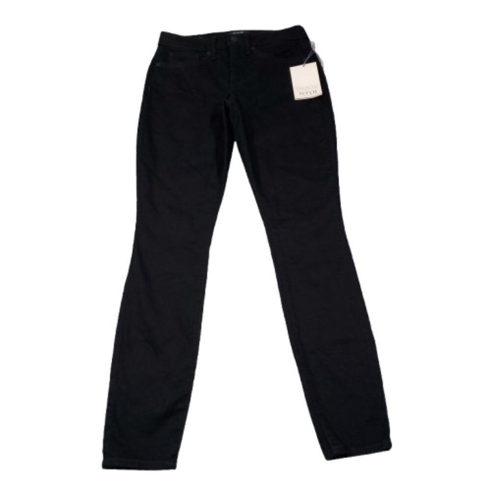 NYDJ Ami Skinny Jeans Black Stretch Women's Size 00P Petite
